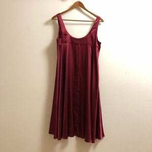 Raspberry Silky Tank Dress Size 8
